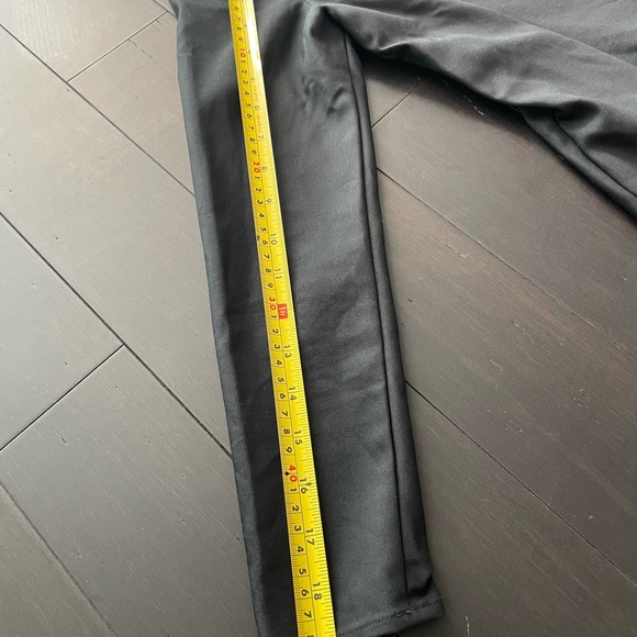 Theory Black V-Neck Black Structured Long Sleeve Sheath Sleek Dress Womens Sz 2 - Picture 7 of 8